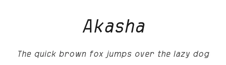 Akasha by GGBotNet — Sans Serif Font