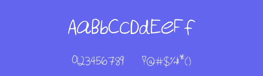 Akeylah's Handwriting by Akeylah — Script Handwritten Font — thumbnail 3