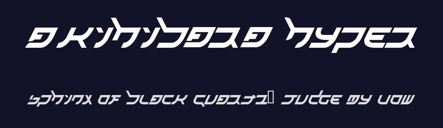 Akihibara Hyper by Eternal Maelstrom Studios — Display Font — thumbnail 2