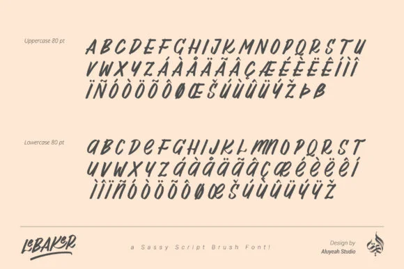 AL LeBaker Font by Aluyeah Studio — Script Handwritten Font — thumbnail 6
