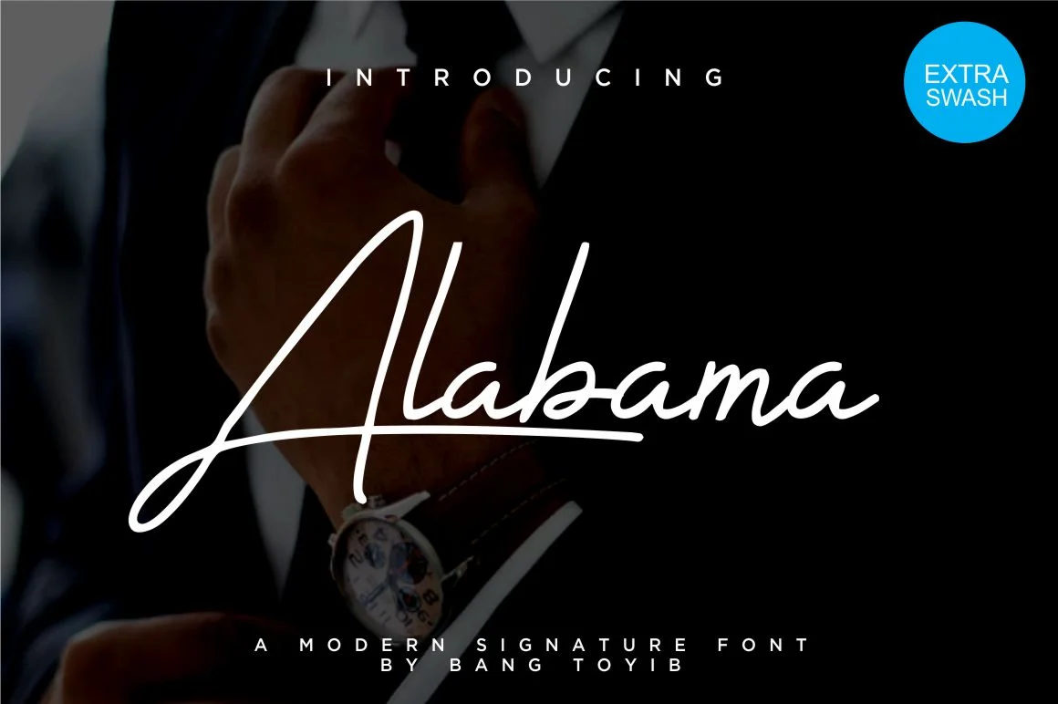 Alabama Font by Eldertype Studio — Script Handwritten Font