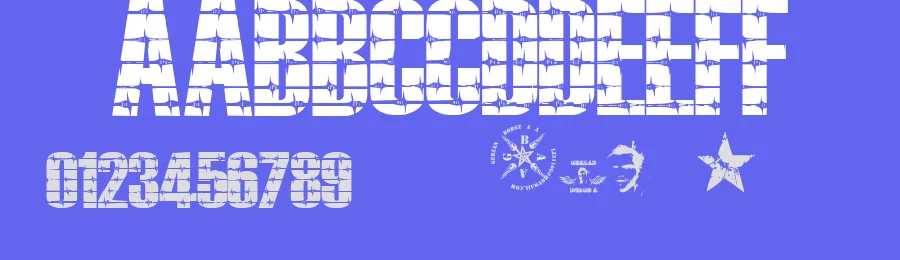 Alambrado Infernal by Gersan Borge A — Decorative Font — thumbnail 3