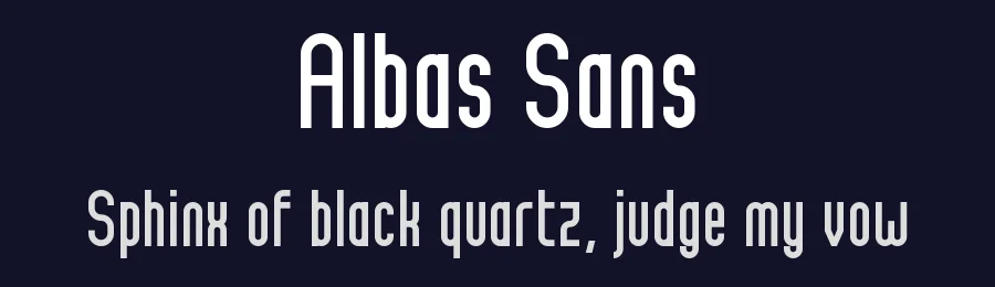 Albas Sans by fontria — Sans Serif Font — thumbnail 2
