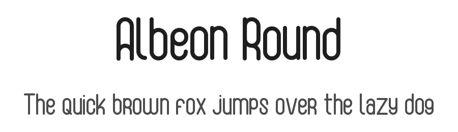 Albeon Round by Kotak Kuning Studio — Decorative Font