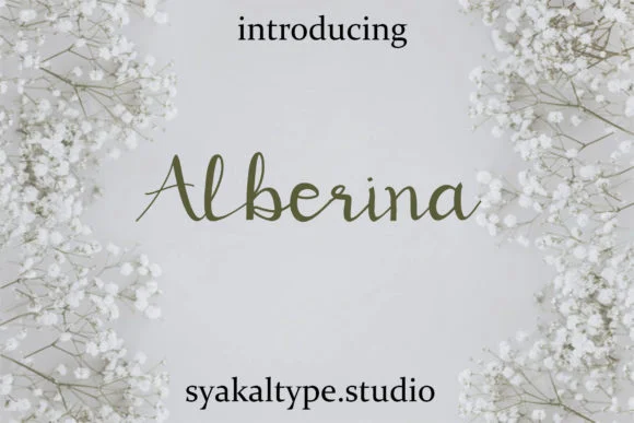 Alberina Font by syakaltype — Script Handwritten Font