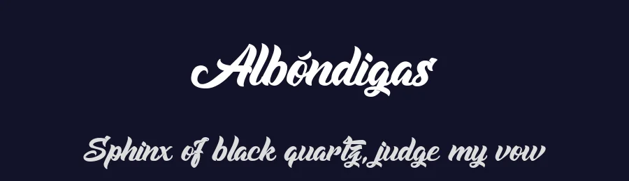 Albóndigas by Octotype  | Thomas Boucherie — Script Handwritten Font — thumbnail 2