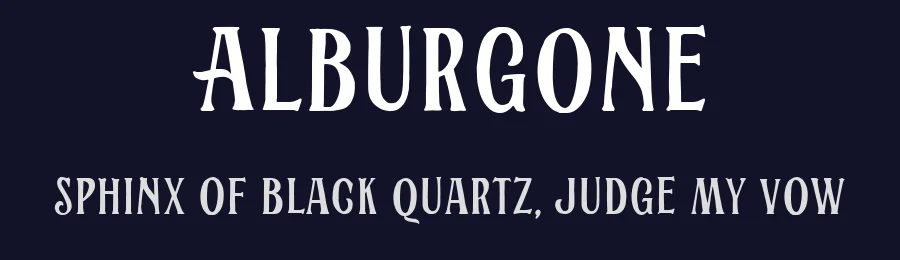 Alburgone by Letterhend Studio — Decorative Font — thumbnail 2