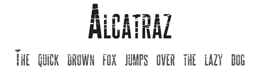 Alcatraz by SpideRaYsfoNtS — Decorative Font