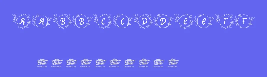 Alche Monogram by Attype Studio — Decorative Font — thumbnail 3