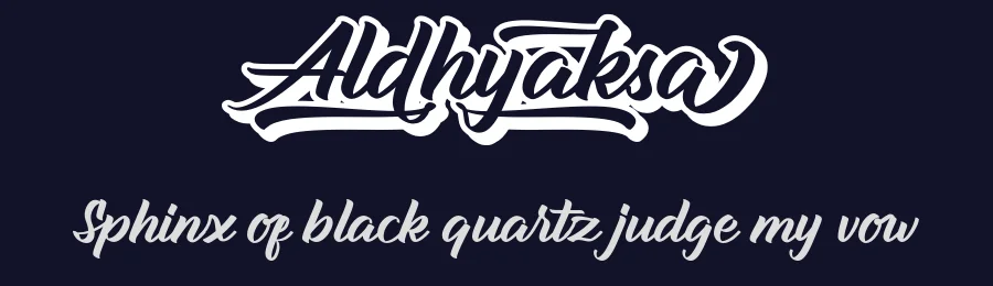 Aldhyaksa by Ketikata Studio — Script Handwritten Font — thumbnail 2