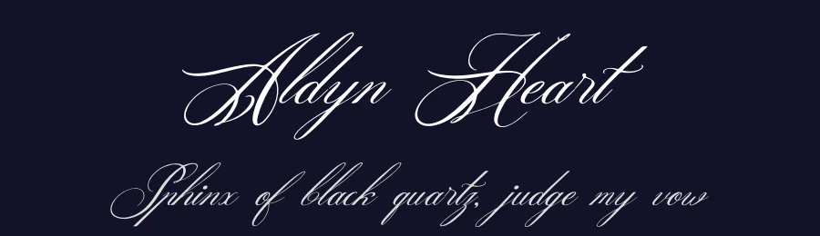 Aldyn Heart by Denustudios — Script Handwritten Font — thumbnail 2