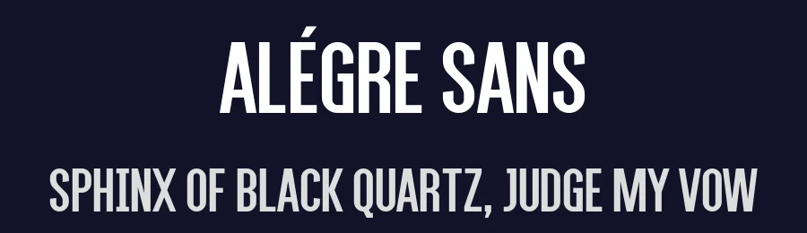 Alégre Sans by Jayvee Enaguas — Sans Serif Font — thumbnail 2