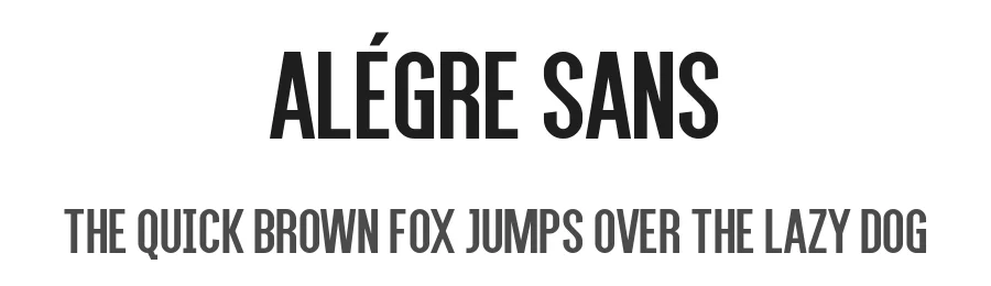 Alégre Sans by Jayvee Enaguas — Sans Serif Font