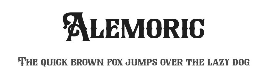 Alemoric by HansCo — Decorative Font