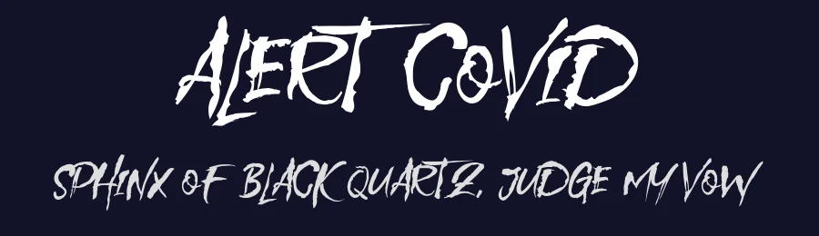 Alert Covid by Khurasan — Decorative Font — thumbnail 2