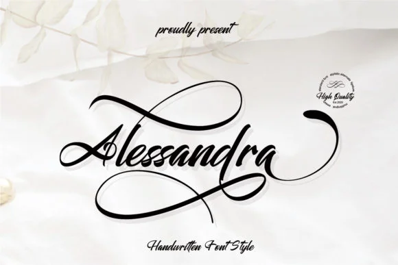 Alessandra Font by creativework69 — Serif Font