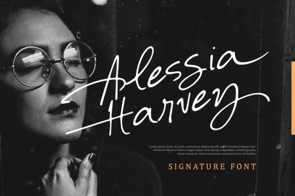 Alessia Harvey Font by letterhend — Script Handwritten Font