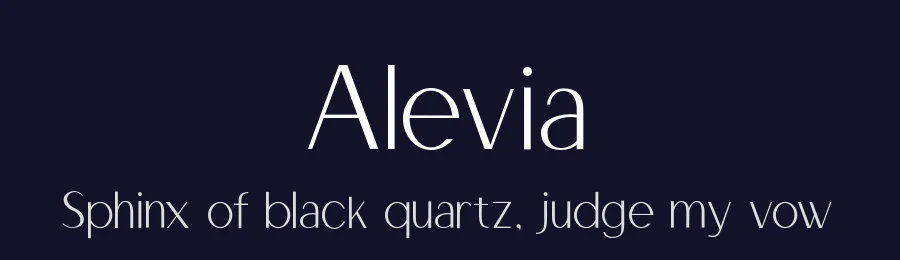 Alevia by Scratch Design — Sans Serif Font — thumbnail 2