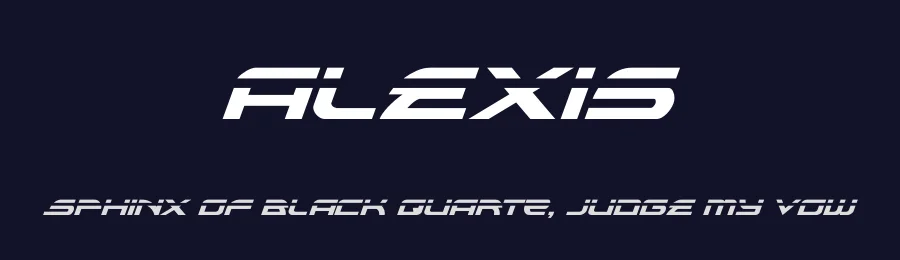 Alexis by Iconian Fonts — Display Font — thumbnail 2