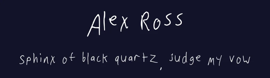 Alex Ross by Alex Ross — Script Handwritten Font — thumbnail 2