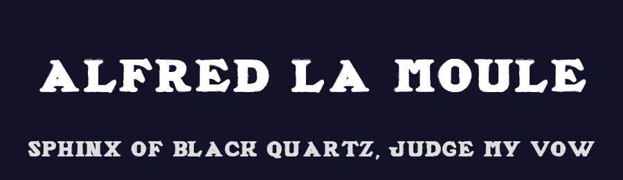 Alfred La Moule by Maelle.K | Thomas Boucherie — Decorative Font — thumbnail 2