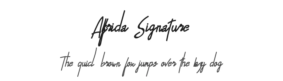 Alfrida Signature