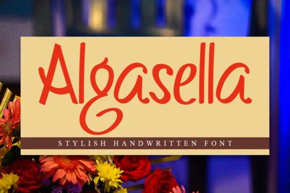 Algasella Font by FL Space — Script Handwritten Font