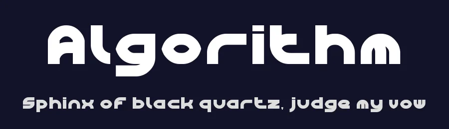 Algorithm by weknow — Decorative Font — thumbnail 2