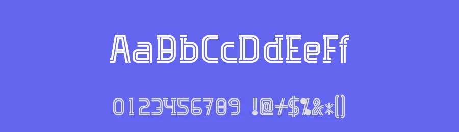 Algorithma by Xerographer Fonts — Decorative Font — thumbnail 3