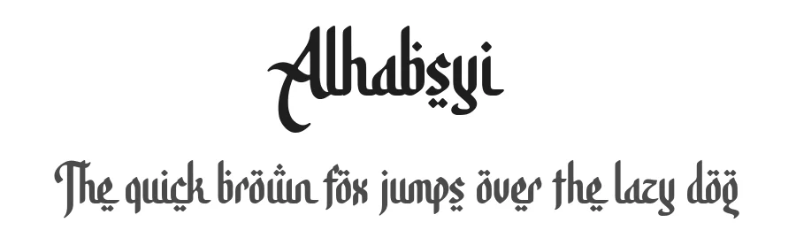 Alhabsyi by ARToni — Decorative Font