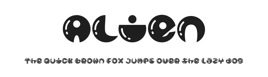 Alien by Rusd — Decorative Font