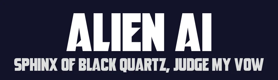 Alien AI by Hawtpixel — Display Font — thumbnail 2