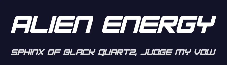 Alien Energy by Hawtpixel — Display Font — thumbnail 2