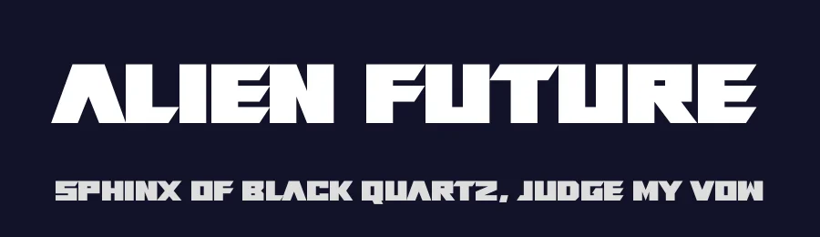 Alien Future by Hawtpixel — Display Font — thumbnail 2