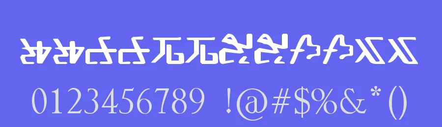 Alien Gantz by Miguel Albornoz — Dingbats Font — thumbnail 3