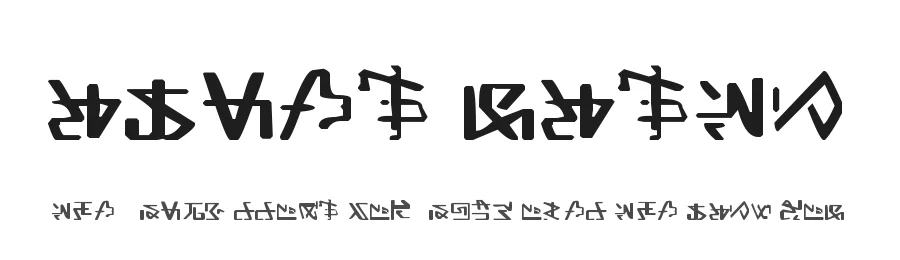 Alien Gantz by Miguel Albornoz — Dingbats Font