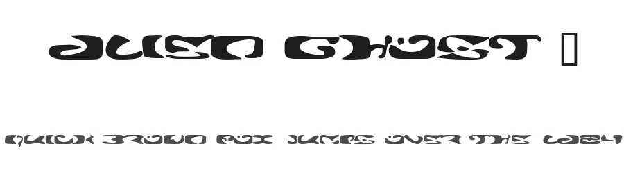 Alien Ghost 2 by No Images Fonts — Display Font