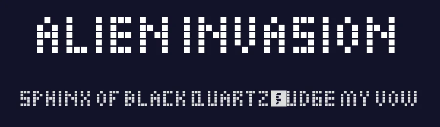 Alien Invasion by Cdeck81 — Display Font — thumbnail 2