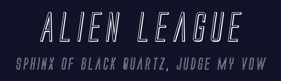 Alien League by Iconian Fonts — Display Font — thumbnail 2