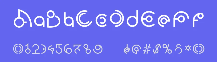 Alien Lines by Mauricio Malacay — Display Font — thumbnail 3
