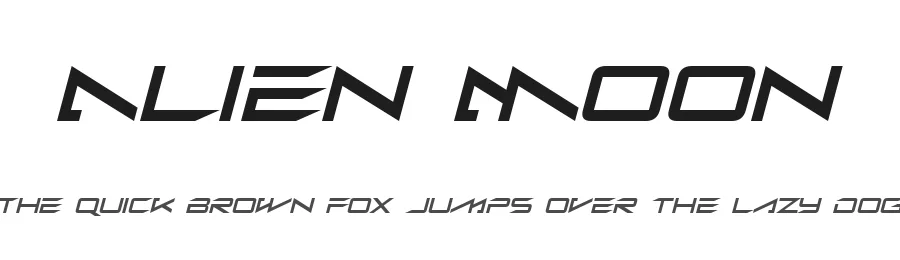 Alien Moon by Hawtpixel — Display Font