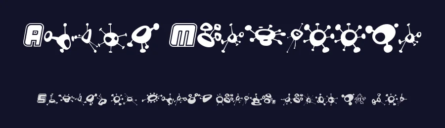 Alien Mushrooms by Marcel Zellweger — Dingbats Font — thumbnail 2