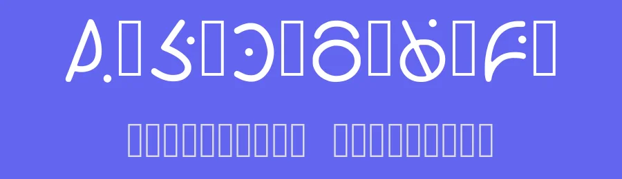 Alien Script by Clara Meath — Dingbats Font — thumbnail 3