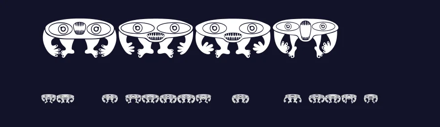 Aliens by Vladimir Nikolic — Dingbats Font — thumbnail 2