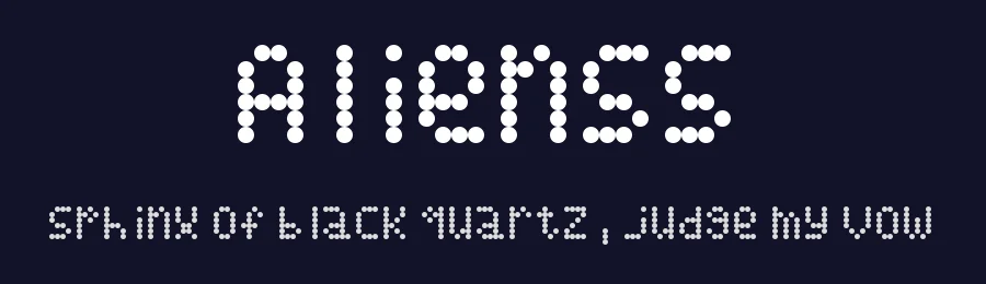 Alienss by Stijn — Display Font — thumbnail 2