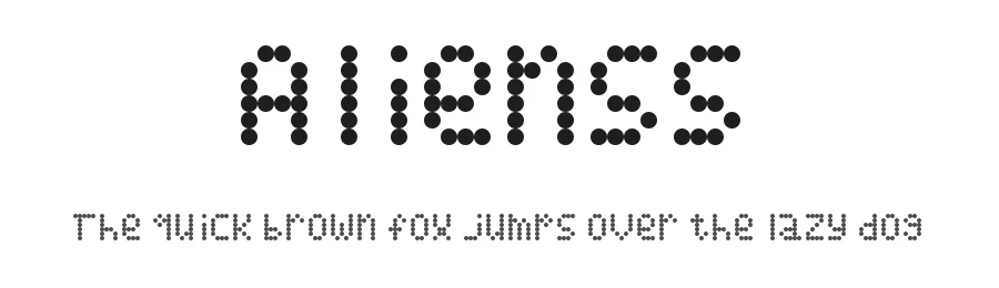 Alienss by Stijn — Display Font