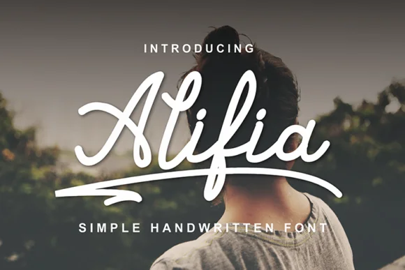 Alifia Font by figuree studio โ Script Handwritten Font