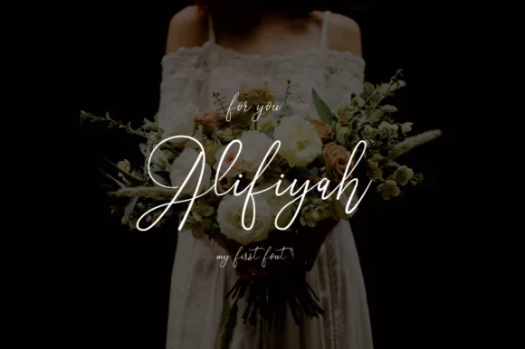 Alifiyah Font by fiqiart β Script Handwritten Font