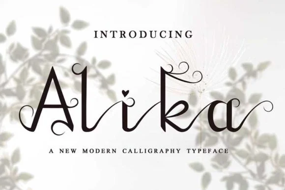 Alika Font by Rezastudio — Script Handwritten Font