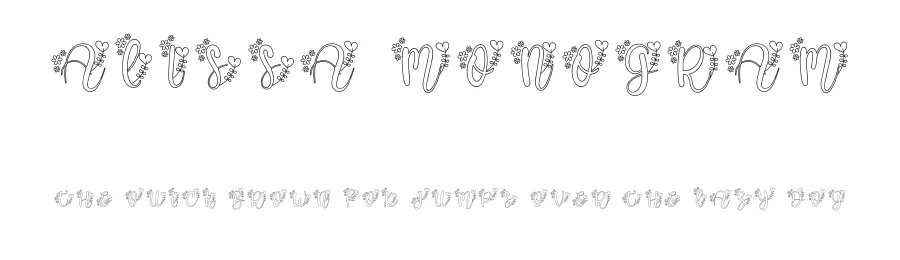 Alissa Monogram